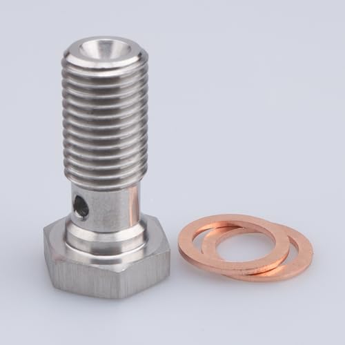 Image of AC PERFORMANCE M10 x 1.25 Banjo Bolt, 24mm UHL, Stainless Steel