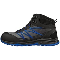 Tenis Skechers Con Puntera De Seguridad Skechers Puxal Firmle ESD Composite Safe Toe Shoe BAU para hombre, negro/azul, 40 EU