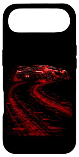Red Drift Car Street Racing Turbo Fast Design �����Y �L�b�Y �{�[�C�Y �X�}�z�P�[�X iPhone Air �p