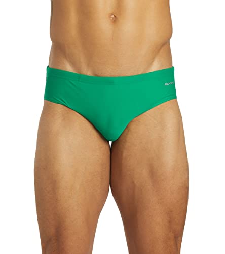 Sporti Solid Swim Brief Swimsuit - Green - 34 #TOP4