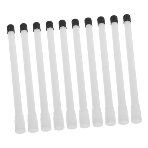 ARTSEWPLY 10 pezzi Estensione Valvola Pneumatici Doppia Bianco in Plastica Resistente per Auto Camion Rv Prolunga Valvola Ruote Gemellate Gonfiaggio Facile senza Piegarsi