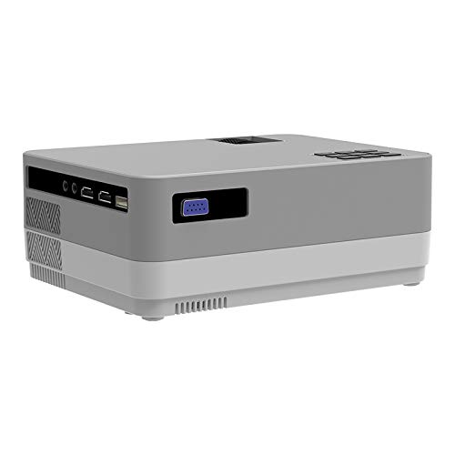 Image of BORSSO Moon 7.2 Smart Android 8.0 HD 720p (1080p Support) | 3500Lm | 210 inch Inch Large Display LED Projector | WiFi | Bluetooth | 4D Keystone | (Silver) 2021 Upgraded