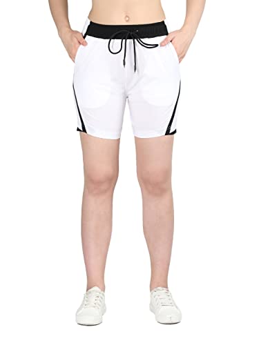 Image of CHKOKKO Summer Basketball Sports Workout Gym Training Wear Shorts for Women