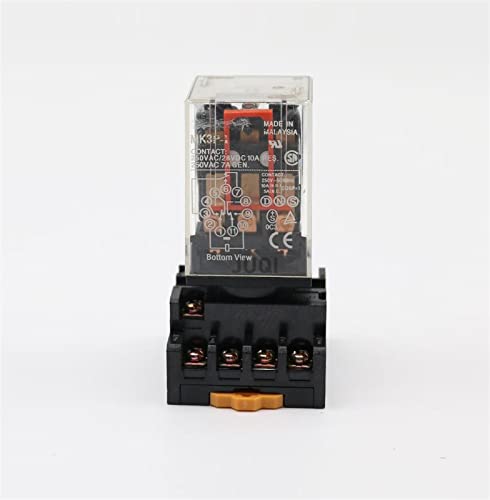 Relais électromagnétique MK3P-I AC 110V pour stabiliser la commande des circuits électriques - 4