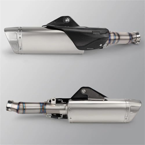 Tuyau mi-queue carbone pour Yamaha YZF-R6, idéal sorties piste - 5