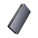 UGREEN Revodok Pro 209 Docking Station USB C DisplayLink Dual HDMI et DisplayPort 4K60Hz Double Affichage Différent pour MacOS 9 en 1 Station Accueil Multiports USB 10Gbps PD 100W Ethernet Gigabit