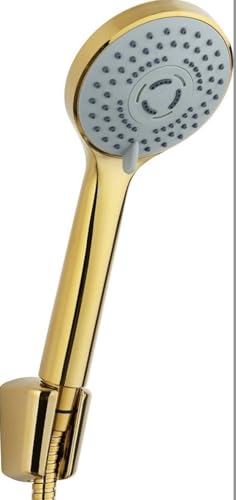 Housler Soffione doccia multi funzione brillante titanio oro