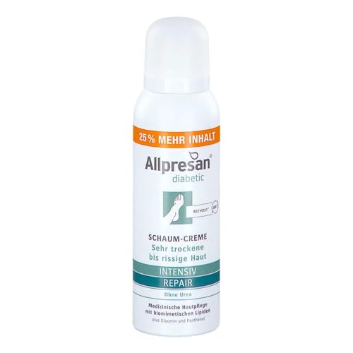 ALLPRESAN diabetic Inten.+Repair o.Urea Schaum-Cr. 125 ml