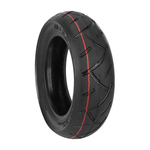 EasyByMall Pneu sans chambre à air 10 x 3,0 pour zéro et pour KAABO pour scooters électriques MANTIS, pneu de rechange en caoutchouc de 25,4 cm avec taille 244 x 73 mm