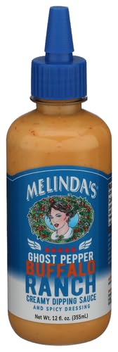 Melindas Ranch Ghost Pepper Buffalo Sauce 12 fl oz (Pack of 6)