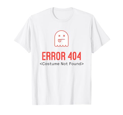 Fehler 404 Kostüm nicht gefunden T-Shirt