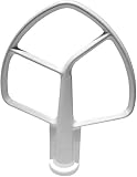 Küchenmaschine (18,5 cm) 5QT Flacher Schläger K5AB W10672618, Kompatibel mit professionellen Küchenmaschinen (KPM5, K5, K50)