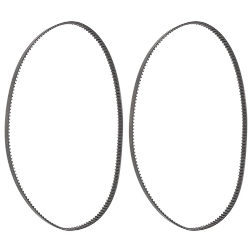 iplusmile Correa de Transmisión para Panificadora de Cocina 175 Dientes 2 Unidades Resistente al Calor y Silenciosa Repuesto Duradero para Máquina de Hacer Pan Accesorio Preciso para