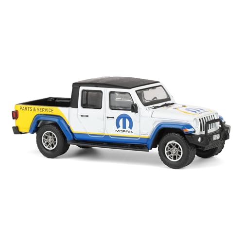 2021 Gladiator Pickup Truck White Matt Black Top Series 14 miniatura 2