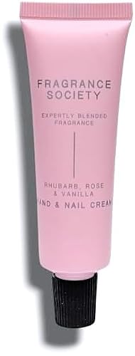 Image of Mārks & Spēncēr | Fragrance Society Hand & Nail Cream - Rhubarb Rose & Vanilla | Expertly Blended Fragrance | 30mL