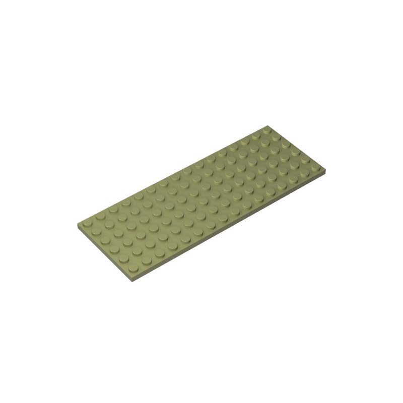 XYEIUGO 3027 Foundation Plate 6x16, Olive Green, 10 PCS — image 1