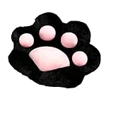 COUSSIN DE SIÈGE : ce coussin en forme de patte de chat est fabriqué en tissu pelucheux et est rempli de coton PP de haute qualité, doux et confortable, sans irritation de la peau et difficile à décolorer et à perdre. Utilisation de tissus de haute qualité faciles à nettoyer.