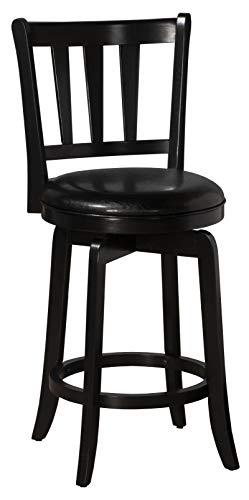 Hillsdale Presque Isle Swivel Stool, Counter Height, Black - Image 2