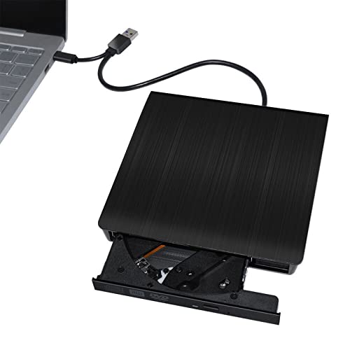 Graveur Lecture Mobile Noir Multifonction CD DVD - Compatible PC et Ordinateur - 2