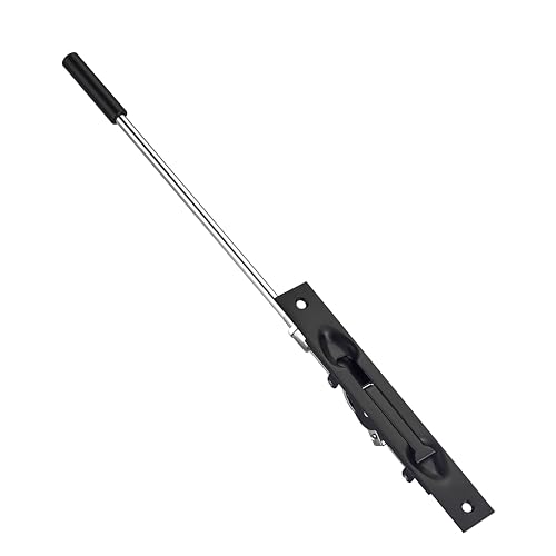 Perno de extensión de 10 pulgadas para puerta francesa y doble TOGU negro