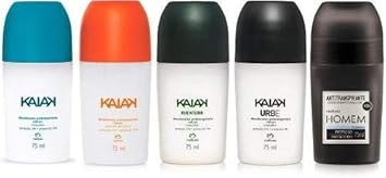 Kit C/ 5 Desodorantes Roll-on Natura Homem