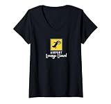 Womens Airport Lounge Traveler V-Neck T-Shirt