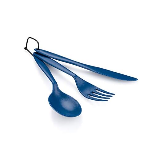 GSI Outdoors Tekk Cutlery Set, Blue