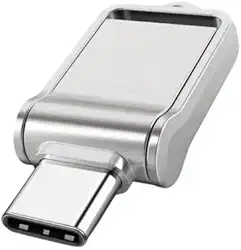 Pendrive 2TB usb tipo-c 2-em-1 usb 2.0 memória flash otg pendrive disco flash 2TB para computador portátil Tablet Compativel USB - Tipo -C