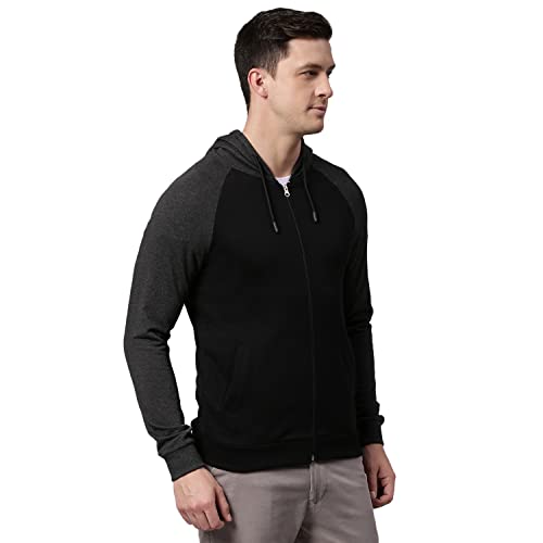 Image of HIGH Star Men's Fleece Colorblock Hooded Sweatshirt