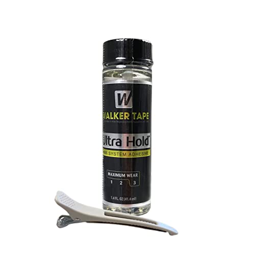 Ultra Hold Hair Wig Glue Adhesive 1.4oz w/Hair Clip Bundle Pack | Waterproof Invisible Long-Lasting | Front Bonding Toupees Weave Wig Extensions Active Lace Glue | Super Bold Hold Lace Adhesive Ultra Hold Hair Wig Glue Adhesive 1.4oz w/Hair Clip Bundle Pack | Waterproof Invisible Long-Lasting | Front Bonding Toupees Weave Wig Extensions Active Lace Glue | Super Bold Hold Lace Adhesive