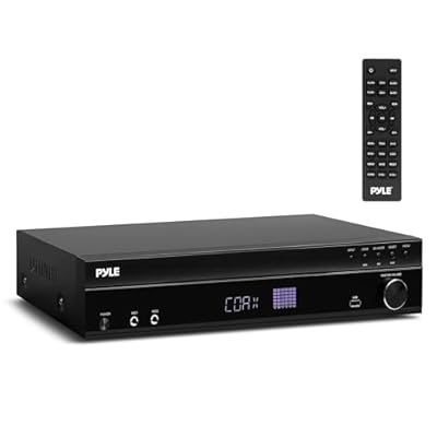 Pyle 5.2 Channel Bluetooth Home Theater Amplifier, 240 watts Peak Power, Microphone Input with Echo for Karaoke, ARC Hi-Def Input, USB-A Input with MP3 Player, FM Radio - PT875BT