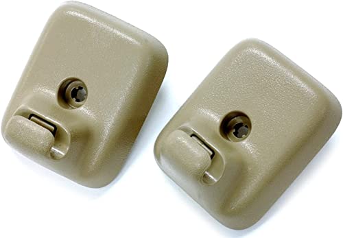 Ford 2009-2014 F-150 Sun Visor Holder Clip Retainers Camel Tan OEM AL3Z1504132AB