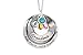 Cupped Grandma Necklace - DII ABC - Grandmother Gift - Personalized Children's Name Mom Birthstone Jewelry - 1 inch, 1.25 Inch Washer Swarovski Crystals