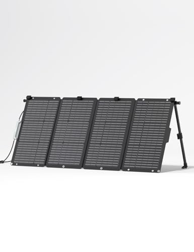 Litheli 100W Tragbare Solarmodule, Solarbatterie-Ladegerät mit verstellbarem Ständer, wasserdichtesâ€¦ – Miniatur