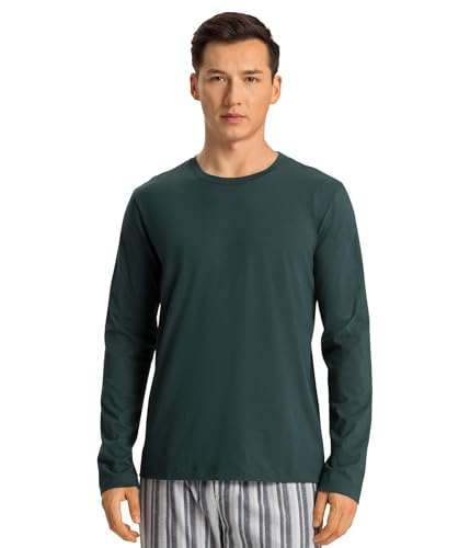 HANRO Men's Living Long Sleeve Crew Neck Shirt