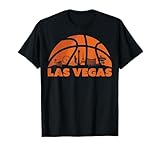 Las Vegas City Skyline Nevada Basketball Fan Jersey T-Shirt