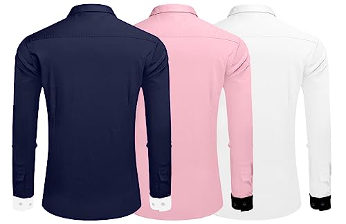 Image of Zombom Men's Striped Regular Fit Shirt