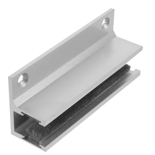 Operitacx Guía Inferior de Puerta de Ducha para Puertas Correderas Soporte para Mamparas Compatible con Diversos Estilos y Comercios