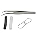 Timibis 3 Pole 3.5mm Male Repair Headphone Jack Plug Metal Audio Soldering & Spring Tool Kits