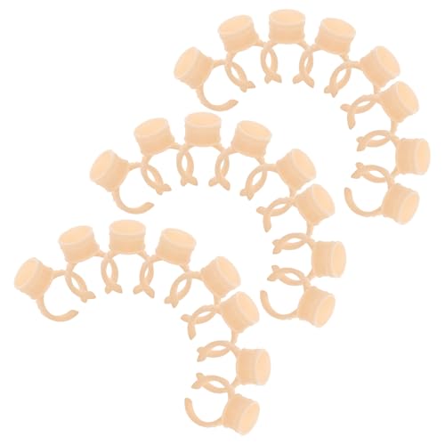 ABOOFAN Anillos de Silicona para Pegamento de Pestañas Copas Porta Pigmentos Medianas 800 Unidades Uso Profesional para Extensiones de Pestañas y Aplicación de Pigmentos