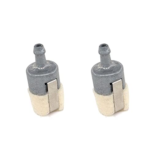 HURI Lot de 2 filtres à essence pour tronçonneuse Walbro 125-527 125-527-1 Echo Shindaiwa A369000450 A369000460 A369000480 3120507321 13120519830