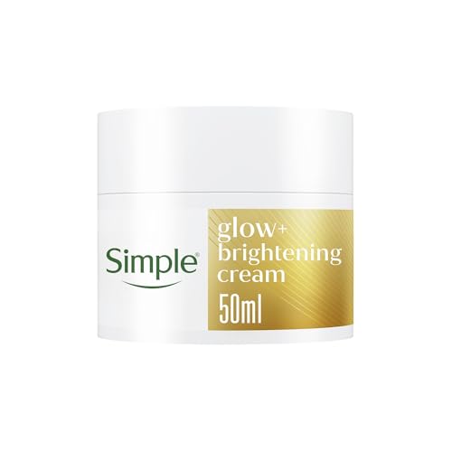 Simple Glow+ Facial Moisturiser Brightening boosts radiance and hydration with vitamin C+ glutathione 50 ml
