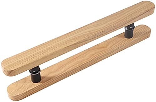 Poignée de porte coulissante placard bois grange double face 60 cm