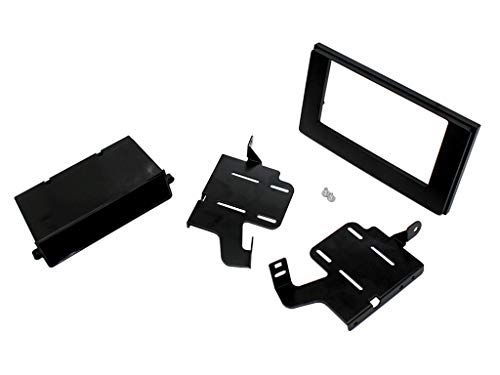Fits Double DIN stereos with a maximum screen size/faceplate opening is 3 13/16