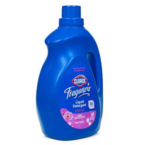 Image of Clorox Fraganzia Liquid Laundry Detergent, Spring Scent, 100 Fl Oz