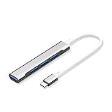 Chargement puissant : compatible avec l'alimentation USB-C pour fournir un chargement à haute vitesse à votre ordinateur portable, idéal pour MacBook Pro/Air ou d'autres appareils USB C, votre principal choix de hub USB C.