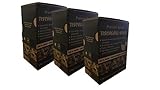 Carbo Verte 3 x 1 kg Premium Spezial Tischgrill Holzkohle für alle handelsüblichen Tischgrills, rauchfrei, 100% Buche, im praktischen Schüttkarton