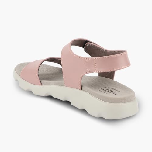 Image of Medifeet Women's Orthopedic Soft Sandals, Black, Comfort Walking Footwear with Adjustable Straps