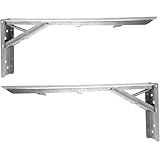 Supports pour étagères flottantes : les supports à finition lisse créent un look simple et rigoureux, beau et élégant, supports en acier pour étagères flottantes
