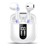 2026 New Wireless Earbuds, Ear buds with 4 ENC Noise Cancelling Mic, Bass Boost 87%, Bluetooth 5.4 Headphones in Ear, Bluetooth Earphones 50H LED Display, Ear phones with Fast Charge, IPX7 Waterproof